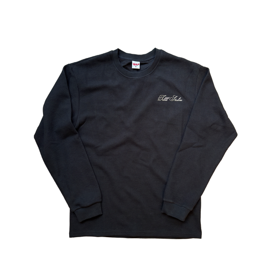 Embroidered Thermal - Black