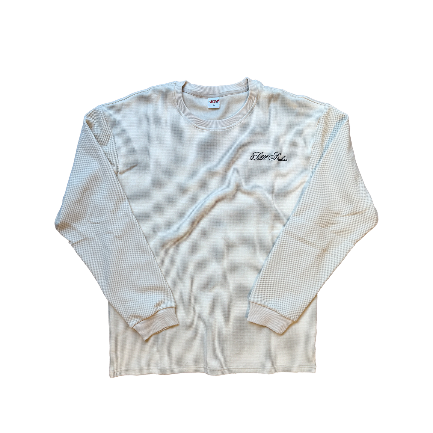 Embroidered Thermal - Cream