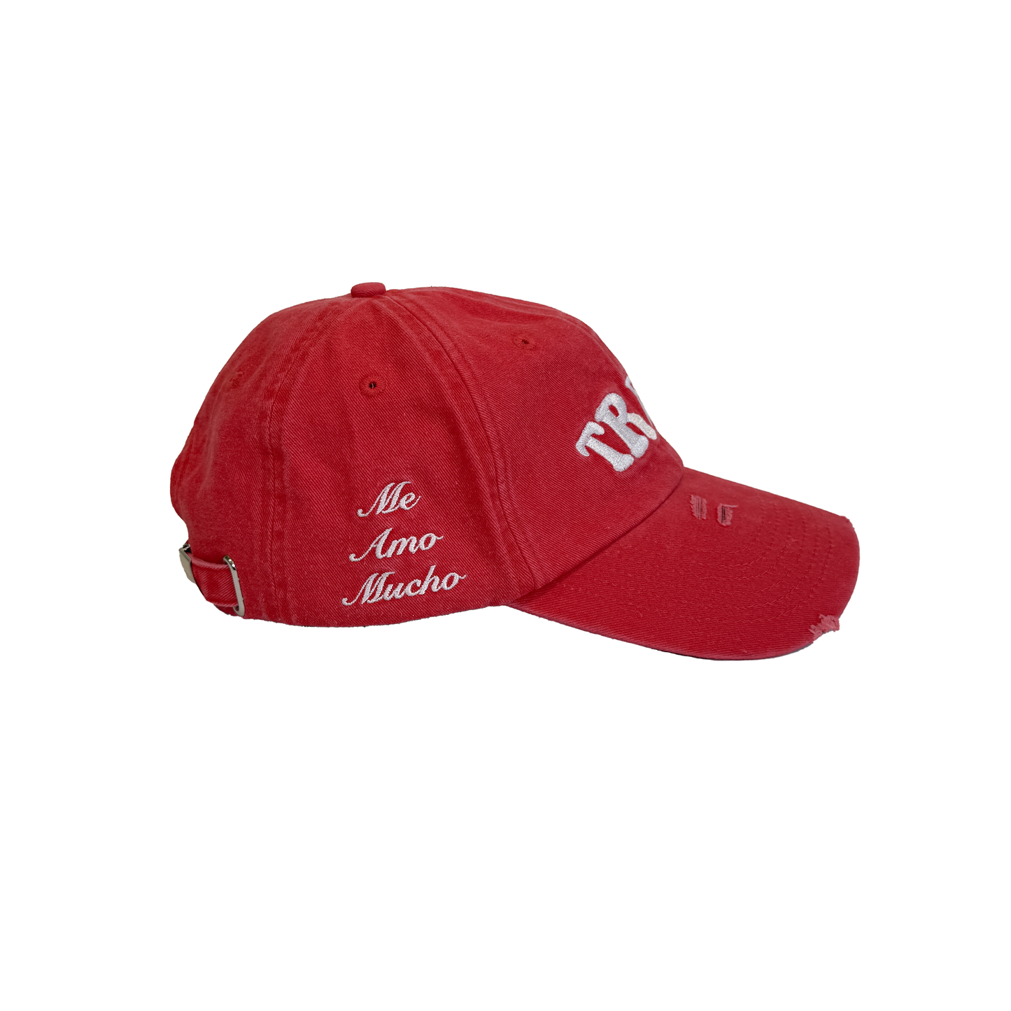 “Me Amo Mucho” Hat - Washed Red