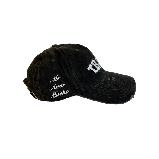 “Me Amo Mucho” Hat - Washed Black